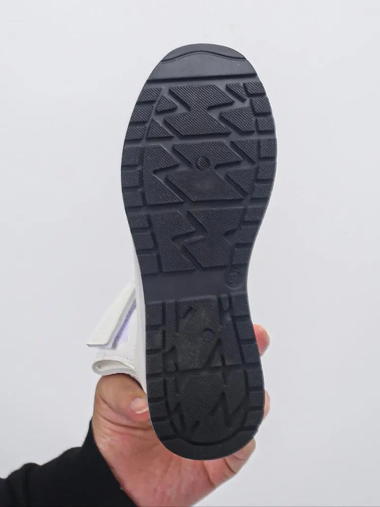 Sandales compensées confortables à bride Velcro pour femmes