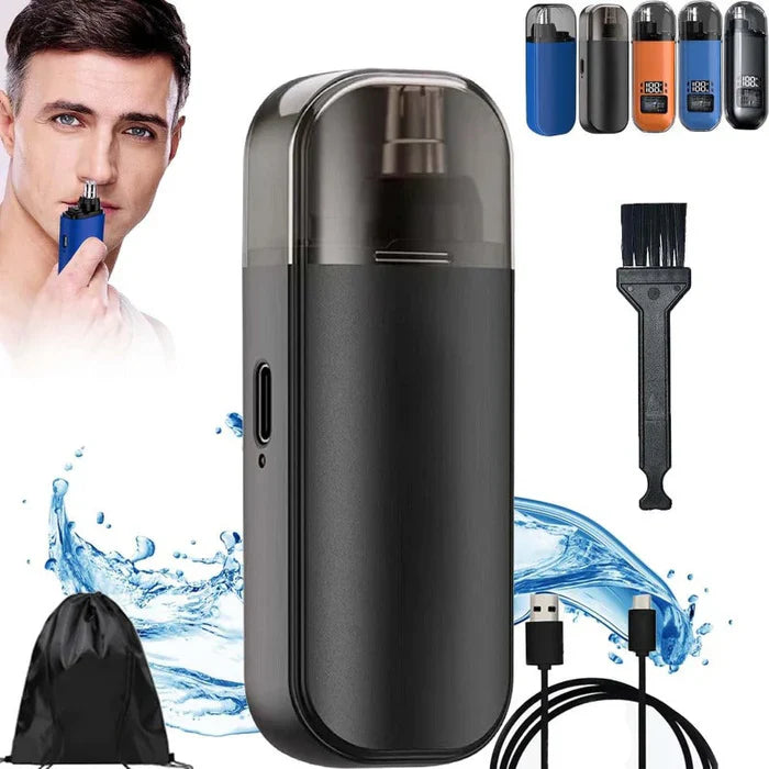 Tondeuse à poils de nez et d'oreilles USB-C de précision