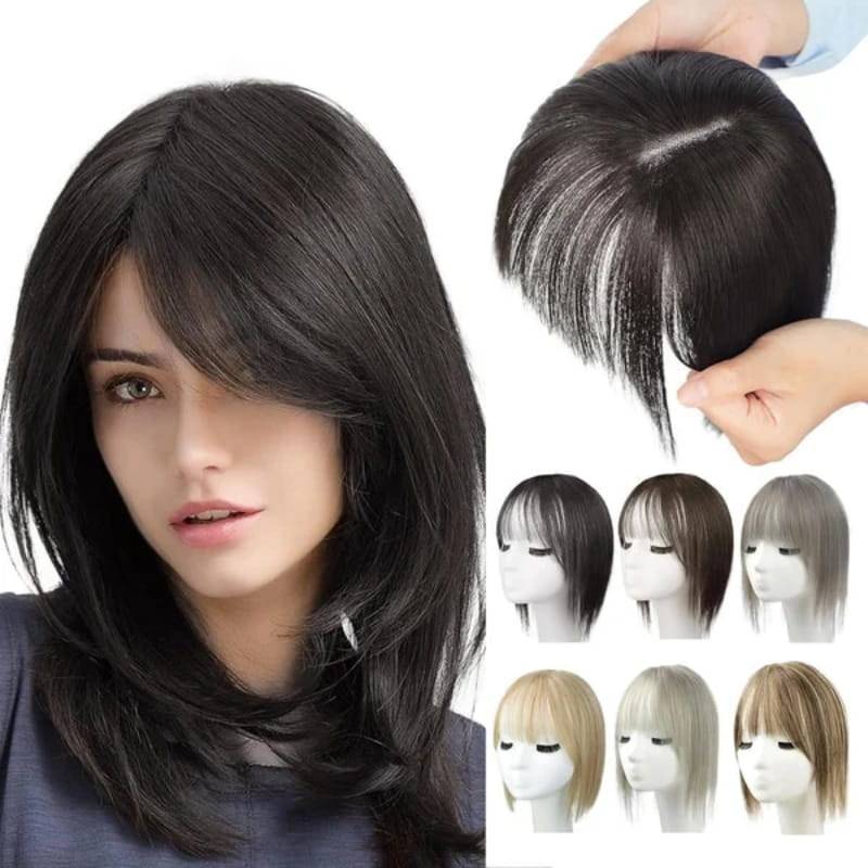 Frange en cheveux naturels pour femmes
