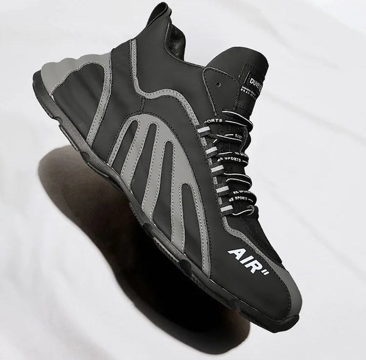 Chaussures de course respirantes à semelle souple pour hommes