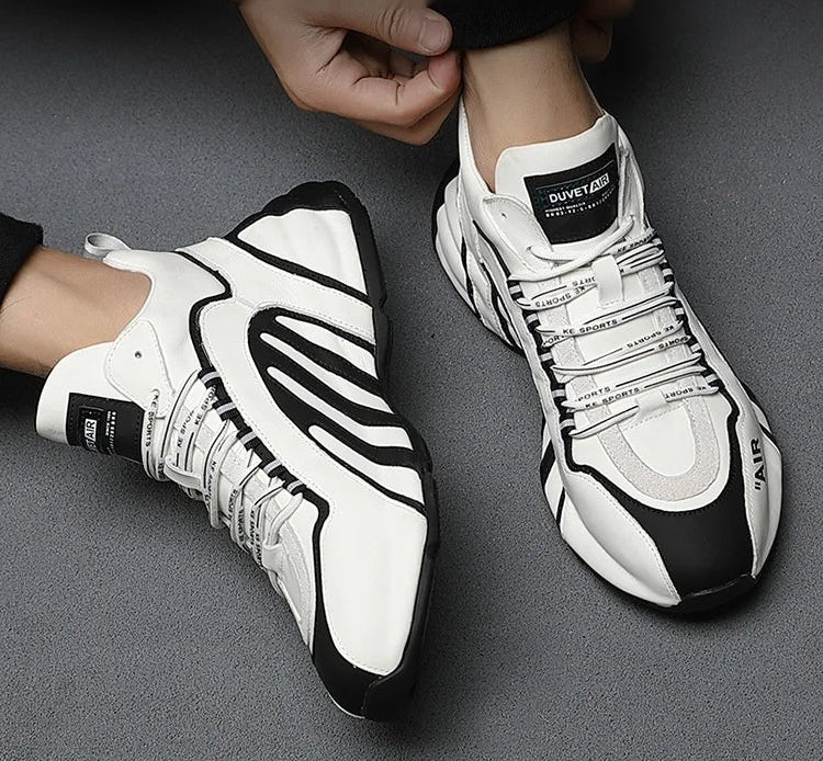 Chaussures de course respirantes à semelle souple pour hommes