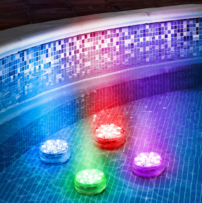 Projecteur de piscine RGB submersible avec télécommande RF
