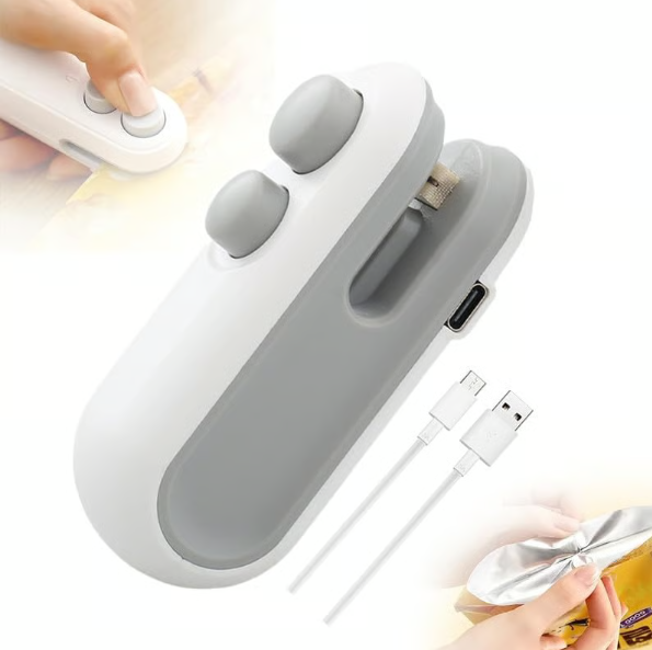 Mini scelleuse thermique rechargeable avec cutter et aimant