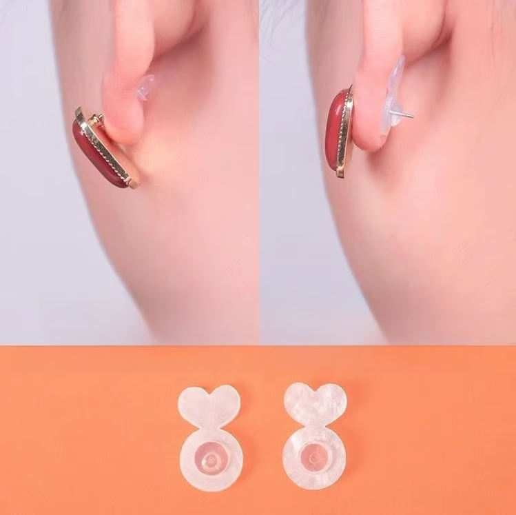 Lève-boucles d'oreilles en silicone pour un ajustement parfait