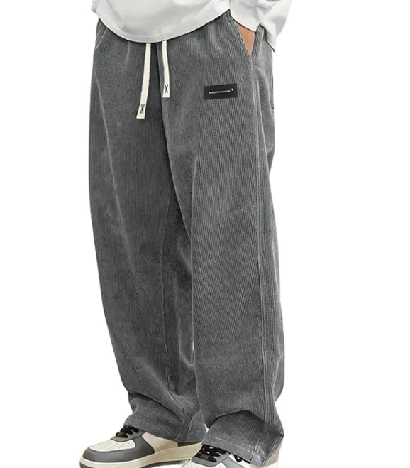 Pantalon ample à cordon et poches pour homme