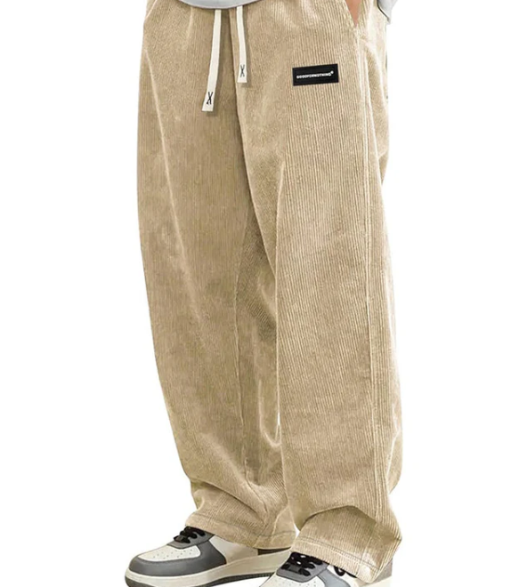 Pantalon ample à cordon et poches pour homme