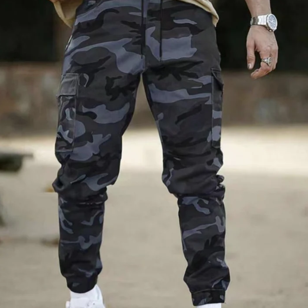 Pantalon utilitaire robuste multipoches pour homme