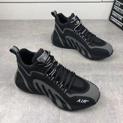 Chaussures de course respirantes à semelle souple pour hommes