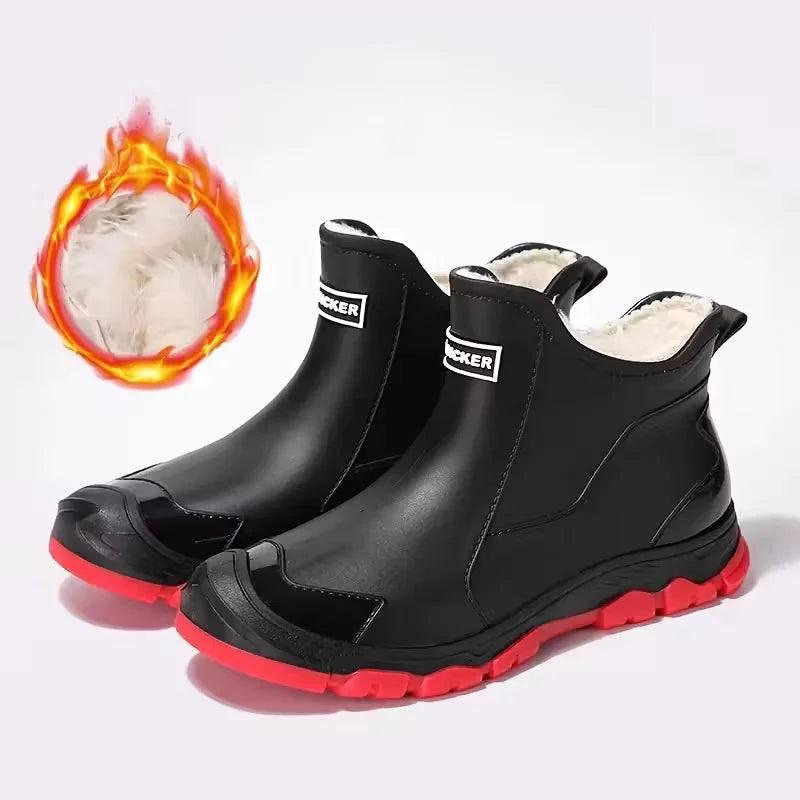 Bottes imperméables et robustes pour hommes, adaptées aux terrains accidentés
