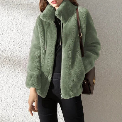 🔥Manteau rembourré Veste polaire double face à col montant