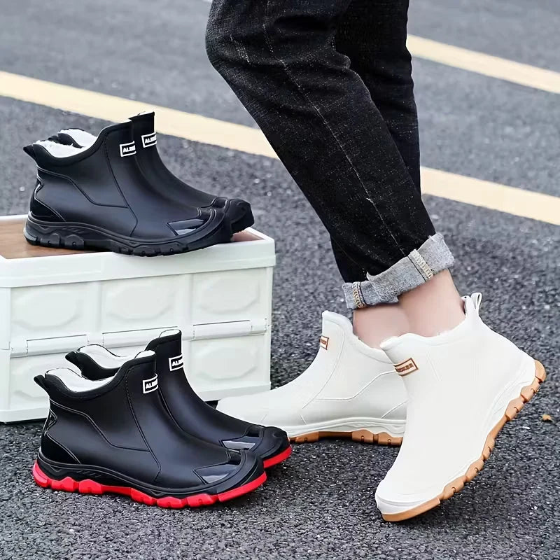 Bottes imperméables et robustes pour hommes, adaptées aux terrains accidentés