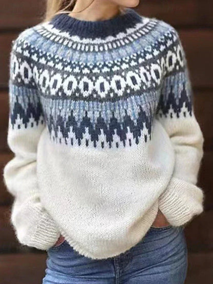 Pull en maille confortable et élégant pour femme